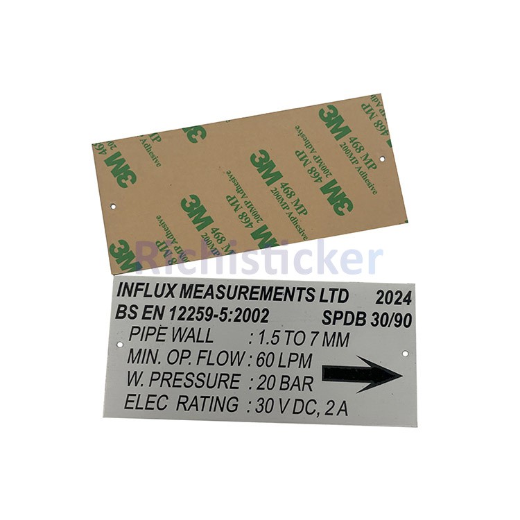 Etched aluminium nameplates 2