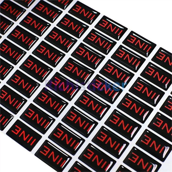 3D Bubble Dome Sticker Printing