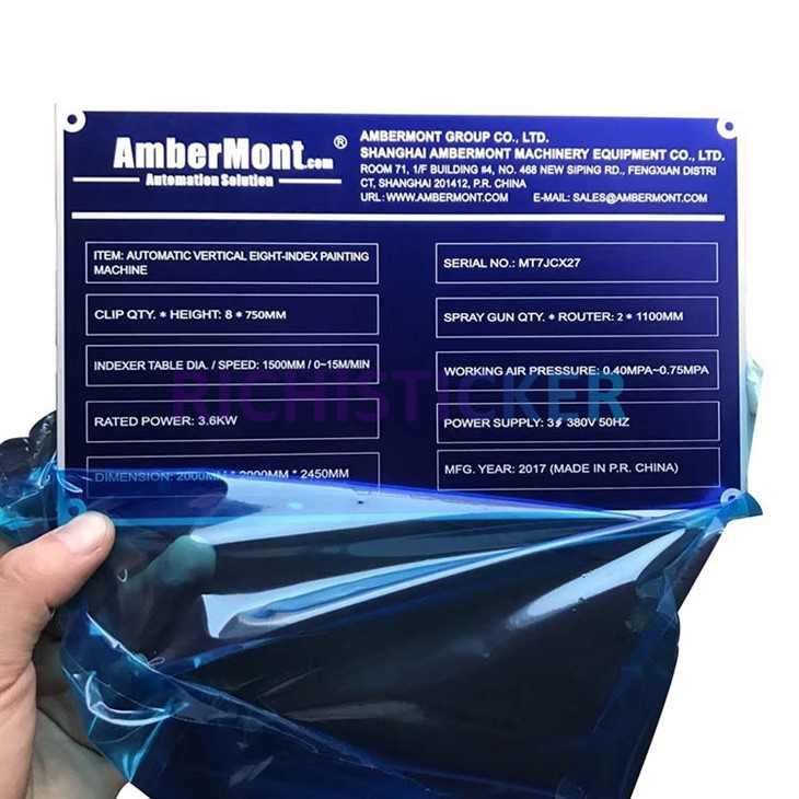 Laser Engraving Anodizend Aluminium Nameplates