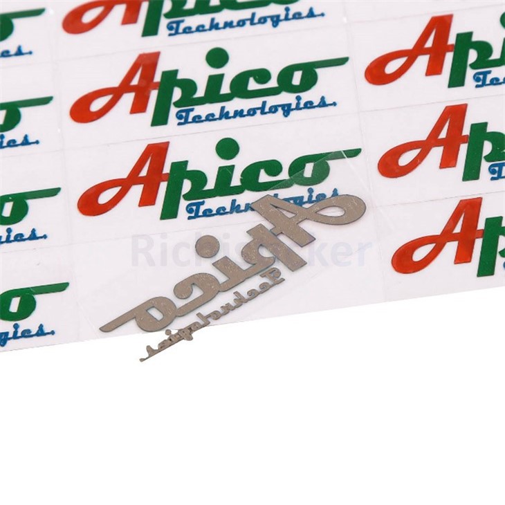 Self Adhesive Nickel Sticker Logo