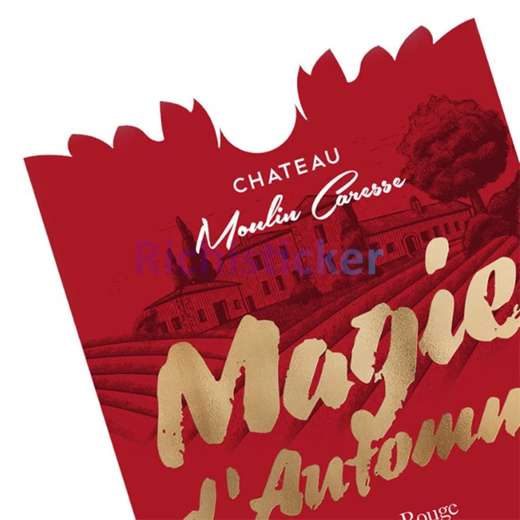 Self Adhesive Wine And Liquor Label