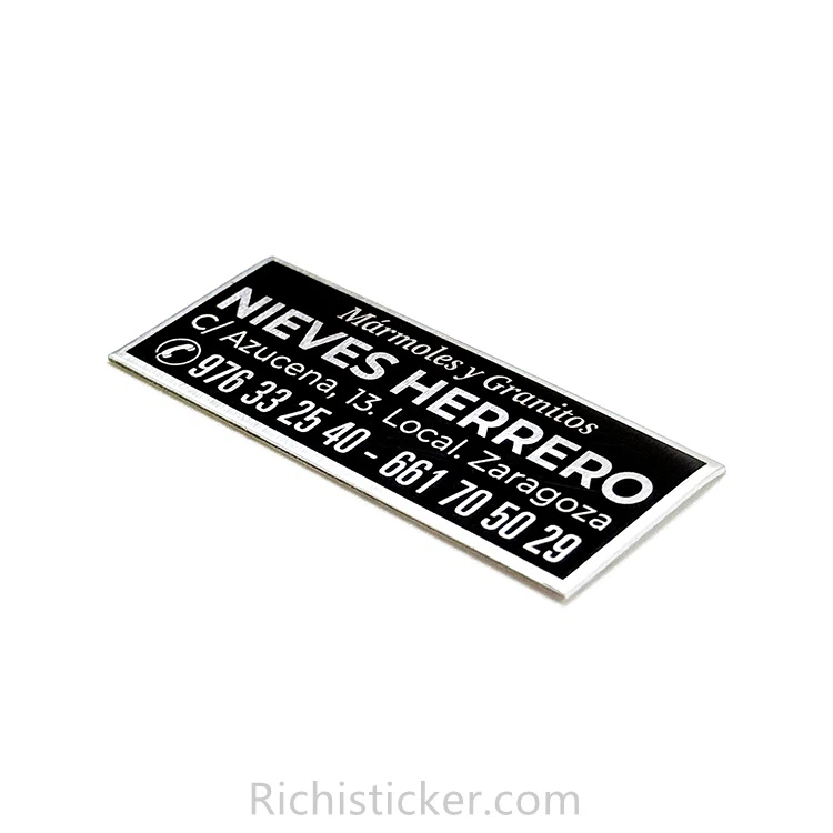 Aluminium Name Tags